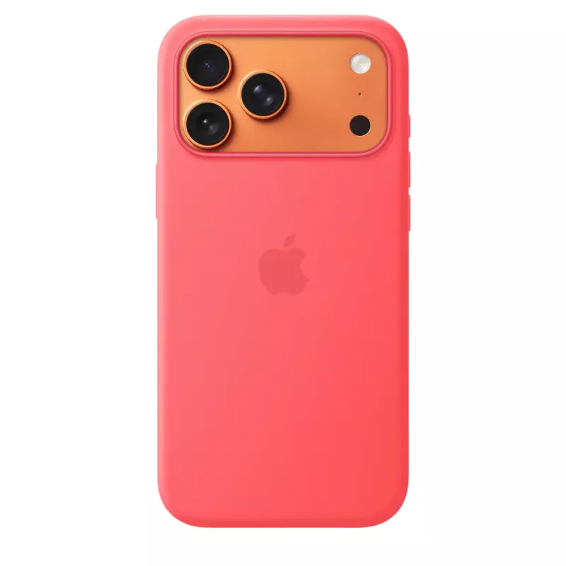 Ochronne silikonowe etui z MagSafe do Apple iPhone 17 Pro Max — Bright Guava (czerwony), pasuje do 6,9 cala