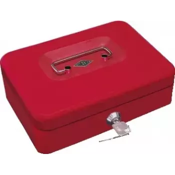 Kasetka na pieniądze WEDO 145202X rozmiar 2 czerwona 5,08 cm