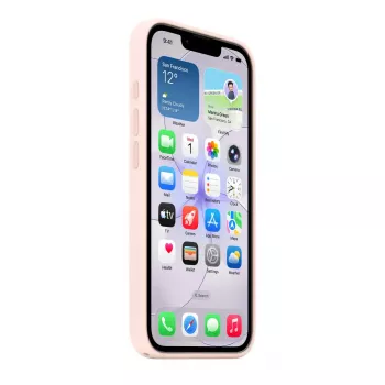 Silikonowe etui z MagSafe do iPhone 17e firmy Apple — Miękki różowy, na wyświetlacz 6,1 cala (15,5 cm)