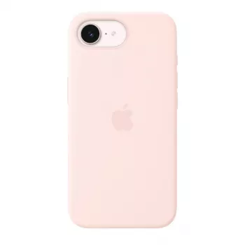 Silikonowe etui z MagSafe do iPhone 17e firmy Apple — Miękki różowy, na wyświetlacz 6,1 cala (15,5 cm)