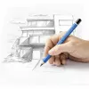 Ołówek Staedtler 100J 2B, niebieski lakier, grafit 5,3 mm, 1 szt.