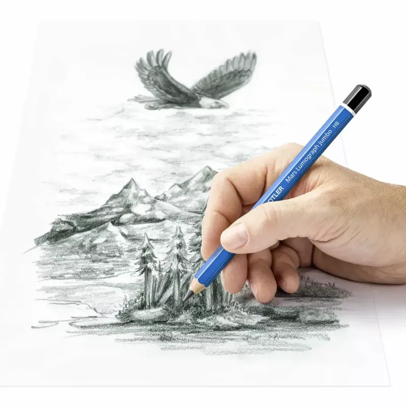 Ołówek Staedtler 100J 2B, niebieski lakier, grafit 5,3 mm, 1 szt.