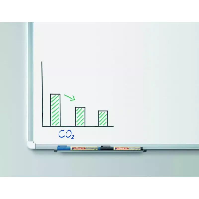 Marker Edding EcoLine 29 4 szt. Końcówka ścięta Czarny Niebieski Zielony Czerwony
