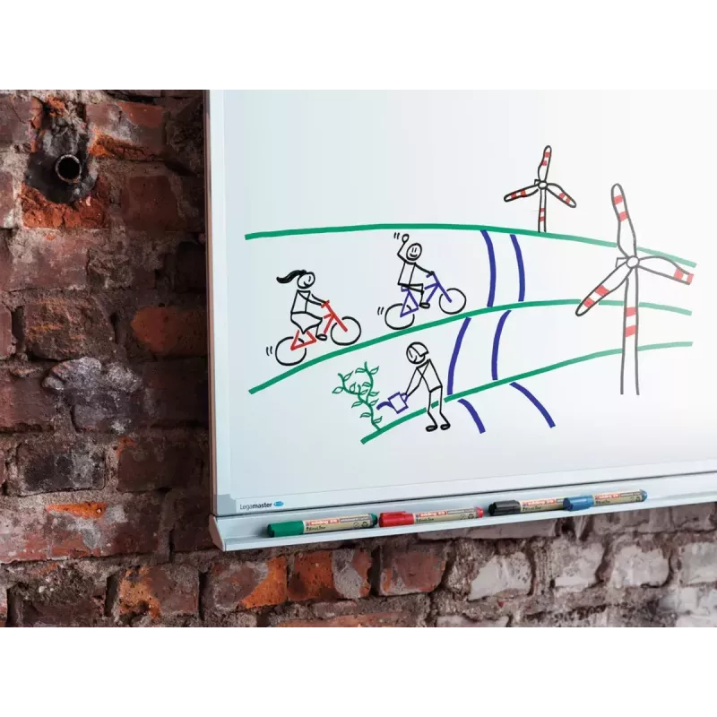 Marker Edding EcoLine 29 4 szt. Końcówka ścięta Czarny Niebieski Zielony Czerwony
