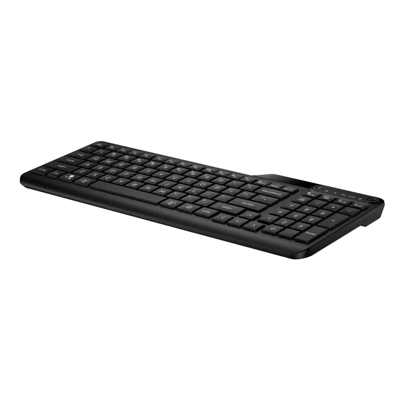 Bezprzewodowa klawiatura pełnowymiarowa HP 475 — dwutrybowa RF Wireless + Bluetooth, membranowa, czarna