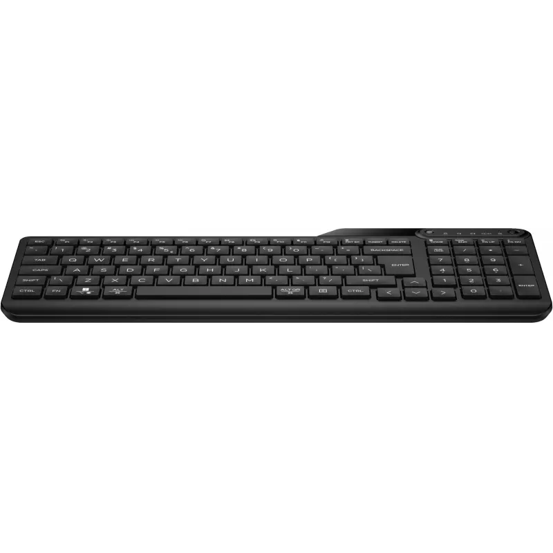 Bezprzewodowa klawiatura pełnowymiarowa HP 475 — dwutrybowa RF Wireless + Bluetooth, membranowa, czarna