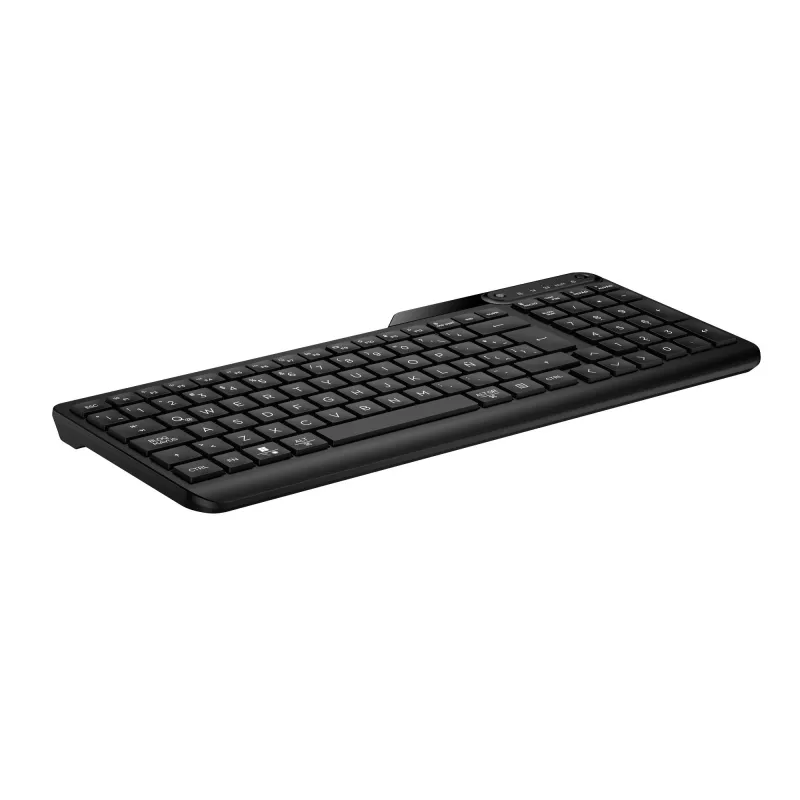 Bezprzewodowa klawiatura pełnowymiarowa HP 475 — dwutrybowa RF Wireless + Bluetooth, membranowa, czarna