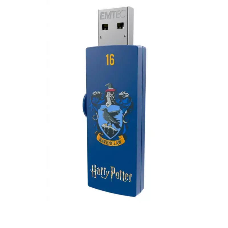 Pamięć USB EMTEC M730 Harry Potter 16 GB, USB Type-A 2.0, wysuwana konstrukcja, niebieska