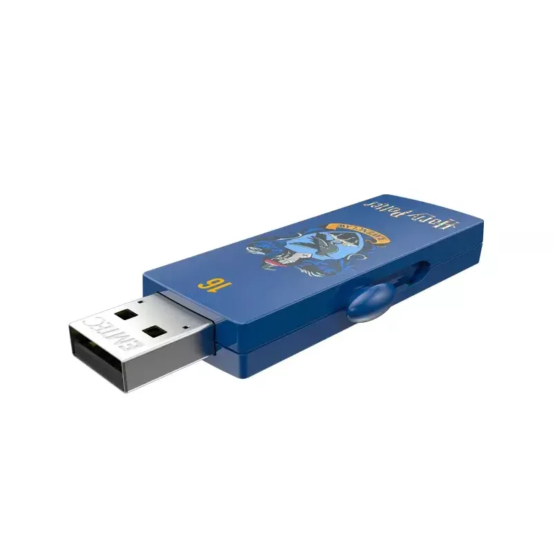 Pamięć USB EMTEC M730 Harry Potter 16 GB, USB Type-A 2.0, wysuwana konstrukcja, niebieska