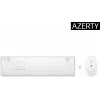Zestaw klawiatury i myszy bezprzewodowej HP 650 pełnowymiarowa membranowa biała