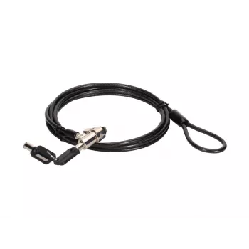 Conceptronic CUSTODIO02BS blokada linkowa na klucz do laptopa, standardowe gniazdo zabezpieczające, 1,8 m