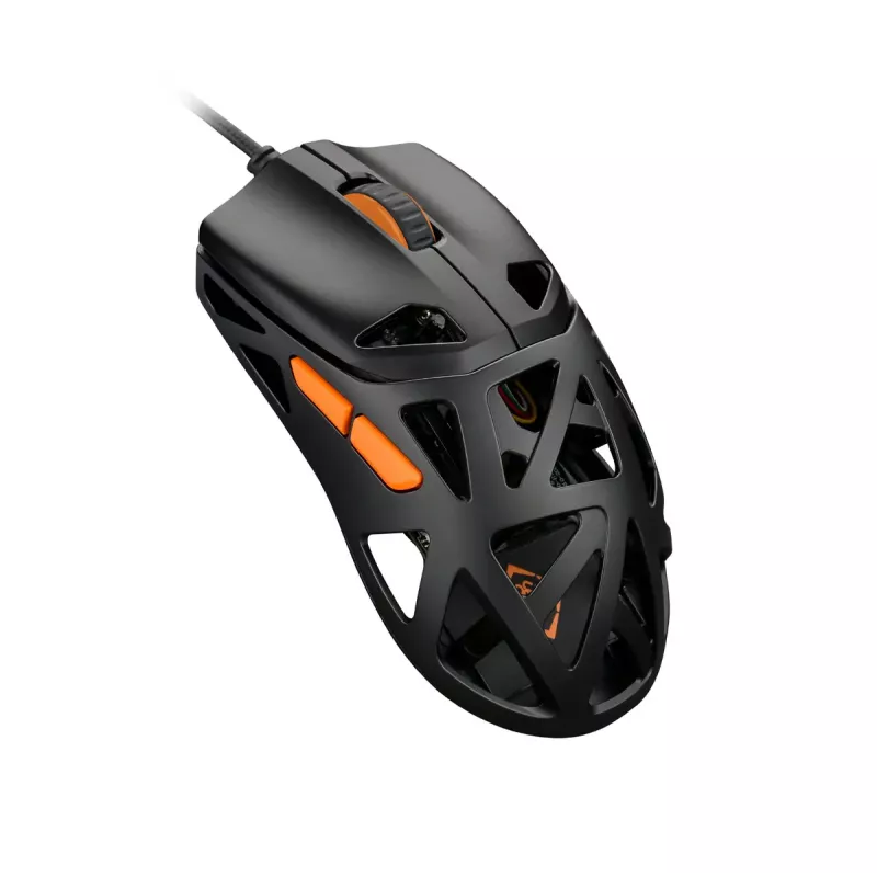 Mysz gamingowa DELTACO DM360 Ultra-Lightweight 47 g, 12 400 DPI, czujnik 3327