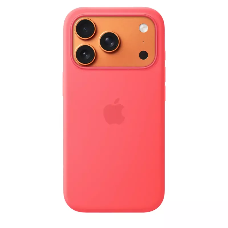 Silicone Case with MagSafe dla Apple iPhone 17 Pro — Bright Guava (czerwony) — Etui, pasuje do 16 cm (6,3 cala)