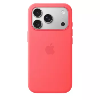 Silicone Case with MagSafe dla Apple iPhone 17 Pro — Bright Guava (czerwony) — Etui, pasuje do 16 cm (6,3 cala)