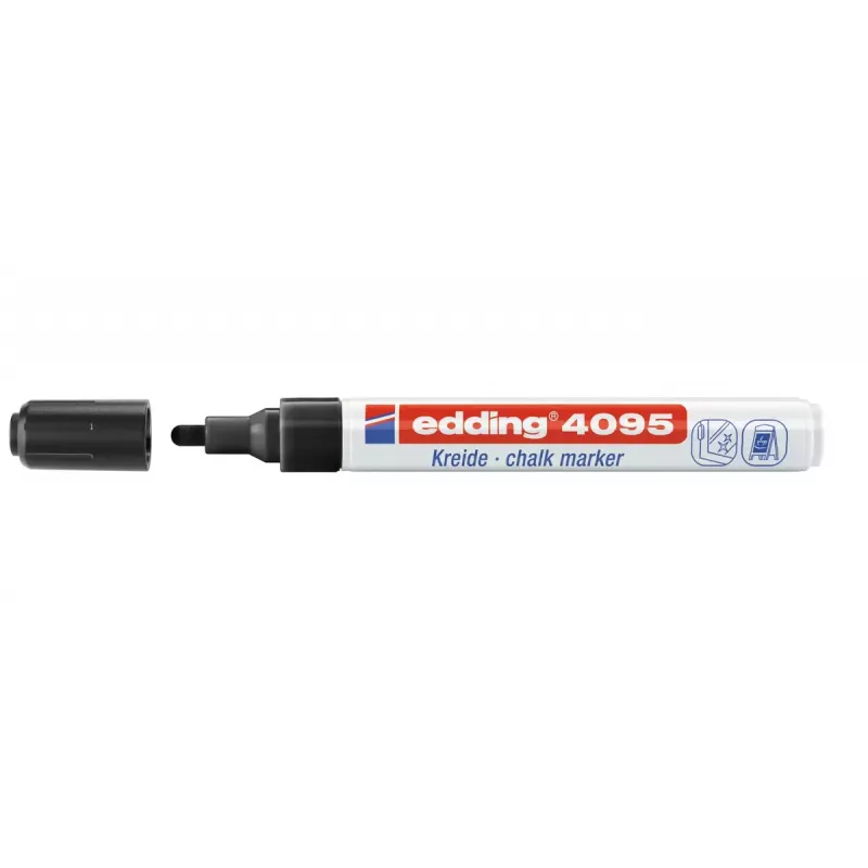 Chalk Marker Edding 4095 biały 10 szt.