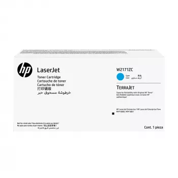 HP W2171ZC cyjan kontraktowa oryginalna kaseta z tonerem LaserJet, cyjan, 1 szt.