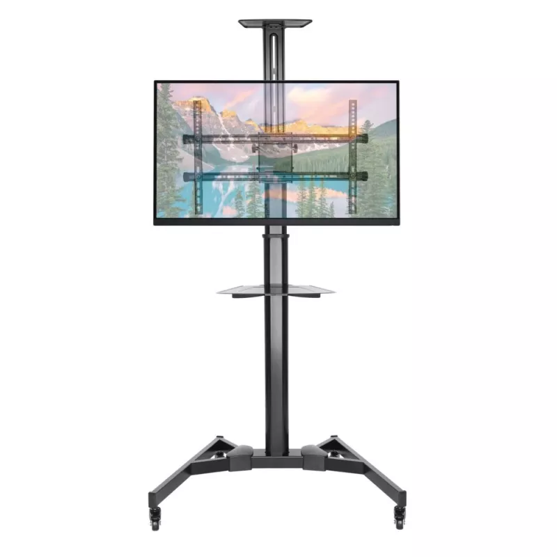 Techy ICA-TR46 wózek/stojak multimedialny Czarny Płaski panel