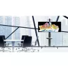 Techy ICA-TR46 wózek/stojak multimedialny Czarny Płaski panel