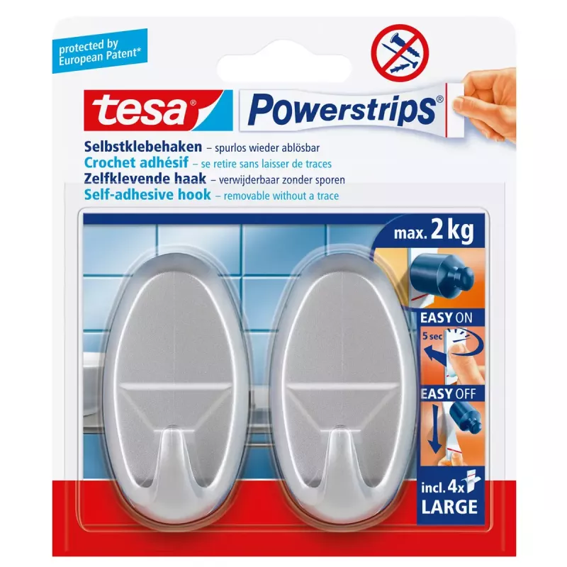 Wieszak na ręczniki TESA Large Oval