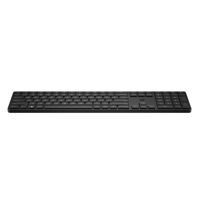 Programowalna klawiatura bezprzewodowa HP 455, pełnowymiarowa (100%), RF Wireless, membranowa, czarna