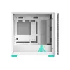 Obudowa PC ASUS A23 Hatsune Miku Edition — micro ATX / Mini-ITX, obsługa wentylatorów 120/140 mm, wnęki na dyski 2,5 cala i 3,5 cala, turkusowo/biała