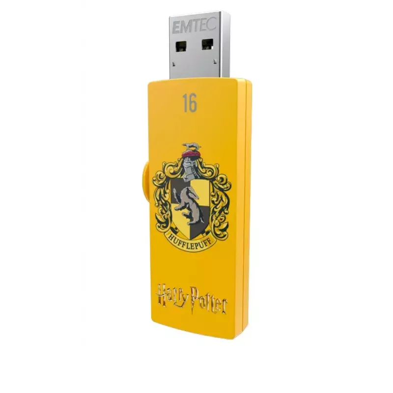Pendrive EMTEC M730 Harry Potter 16 GB USB Typ-A 2.0 żółty, forma wysuwana