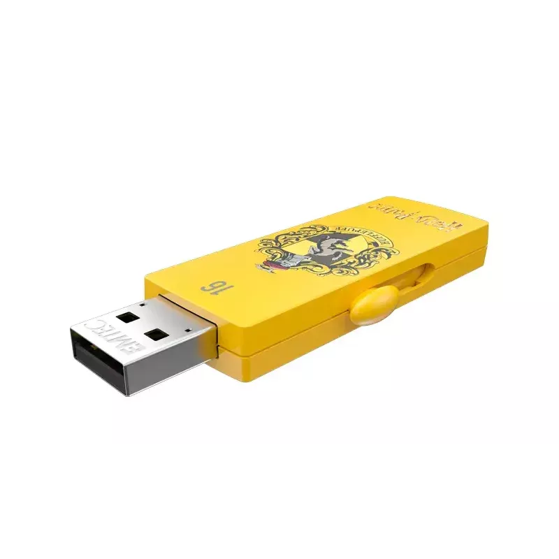 Pendrive EMTEC M730 Harry Potter 16 GB USB Typ-A 2.0 żółty, forma wysuwana
