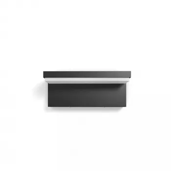 Oświetlenie zewnętrzne ścienne Philips myGarden Bustan 9W antracytowe aluminium LED