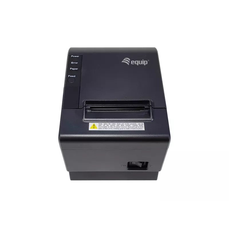Equip 58mm termiczna drukarka paragonowa POS z automatycznym obcinaczem, USB/Ethernet/połączenie z szufladą kasową
