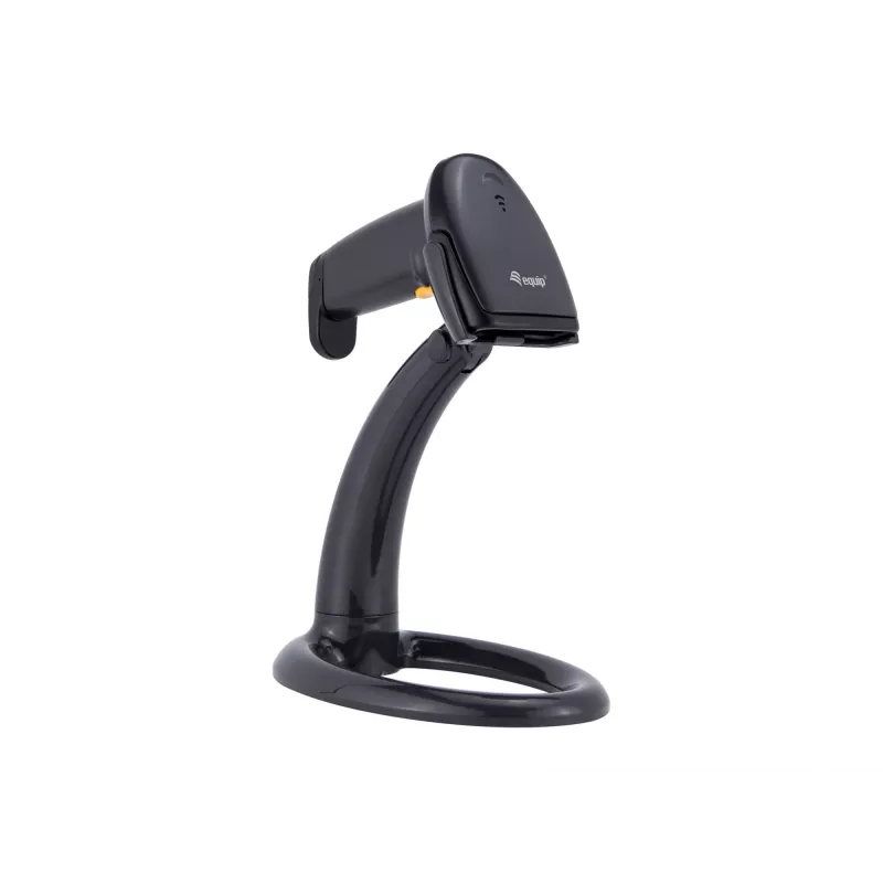 Ręczny skaner kodów kreskowych Equip USB 1D z podstawką LED przewodowy 1,8 m