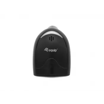 Ręczny skaner kodów kreskowych Equip 1D laserowy USB przewodowy czarny ABS