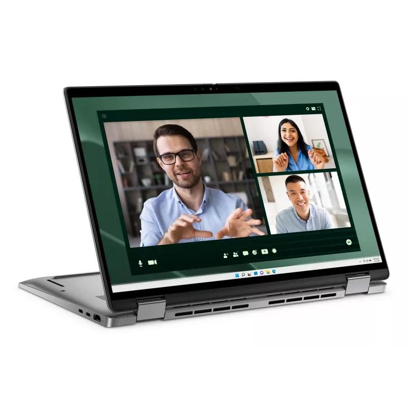 DELL Latitude 7450 2-in-1 Intel Core Ultra 7 165U Hybrydowy (2-w-1) 35,6 cm (14 cali) Dotykowy Full HD+ 16 GB LPDDR5x-SDRAM 512 GB SSD Wi-Fi 7 (802.11be) Windows 11 Pro Angielski Szary