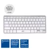 ACT Przenośna klawiatura Bluetooth Układ Azerty/BE Bezprzewodowa Biały 75%