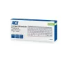 ACT Przenośna klawiatura Bluetooth Układ Azerty/BE Bezprzewodowa Biały 75%