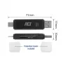 Czytnik kart ACT USB-C/USB-A 3.0 Czarny