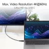 ACT USB 3.0 10 Gb/s 60 W USB Type-C (prosty) do USB Type-C (kątowy góra/dół) kabel, 2 metry