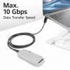 ACT USB 3.0 10 Gb/s 60 W USB Type-C (prosty) do USB Type-C (kątowy góra/dół) kabel, 2 metry