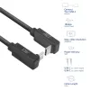 ACT USB 3.0 10Gbps 60W USB Type-C (kąt góra/dół) do USB Type-C (kąt góra/dół), kabel, 0,5 metra