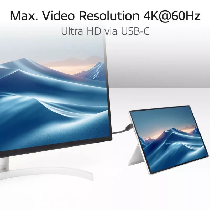 ACT USB 3.0 10Gbps 60W USB Type-C (kąt góra/dół) do USB Type-C (kąt góra/dół), kabel, 0,5 metra