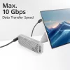 ACT USB 3.0 10Gbps 60W USB Type-C (kąt góra/dół) do USB Type-C (kąt góra/dół), kabel, 0,5 metra