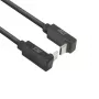 ACT USB 3.0 10Gbps 60W USB Type-C (kątowe w górę/w dół) do USB Type-C (kątowe w górę/w dół), kabel, 2 metry