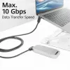 Kabel ACT USB 3.0 10 Gb/s 60 W USB Type-C (lewo/prawo kątowy) do USB Type-C (góra/dół kątowy), 1 m