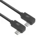 ACT USB 3.0 10 Gb/s 60 W Kabel USB Type-C® (kątowy lewy/prawy) na USB Type-C® (kątowy lewy/prawy), 2 metry