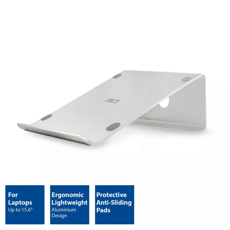 Podstawka pod laptopa ACT AC8115 Aluminium szary 190x260x90 mm