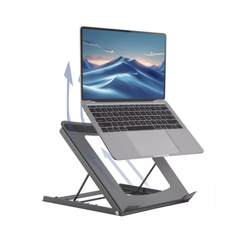 Podstawka pod laptopa ACT AC8145 5 regulowanych pozycji wysokości Czarna