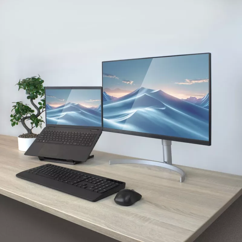 Podstawka pod laptopa ACT AC8145 5 regulowanych pozycji wysokości Czarna