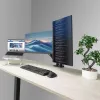 ACT Ramię do monitora 35 cali, sprężyna gazowa, 2 monitory, Essentials, Zacisk/Przelotka, 18 kg, 43,2 cm (17 cali), 88,9 cm (35 cali), 100 x 100 mm, Czarny