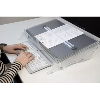 Regulowana podstawka pod dokumenty BakkerElkhuizen FlexDesk 640 z ComfortRead