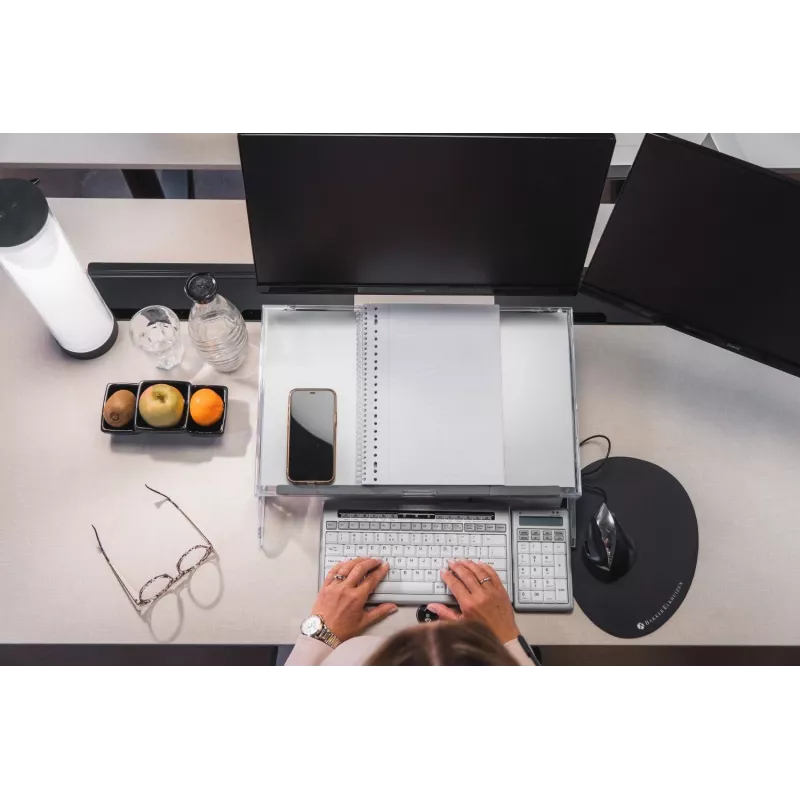 Regulowana podstawka pod dokumenty BakkerElkhuizen FlexDesk 640 z ComfortRead