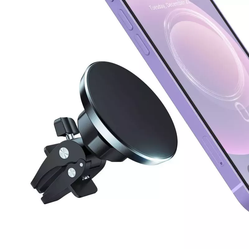Magnetyczny uchwyt samochodowy na telefon CHOETECH do iPhone 12, kompatybilny z deską rozdzielczą/nawiewem, kompaktowy montaż